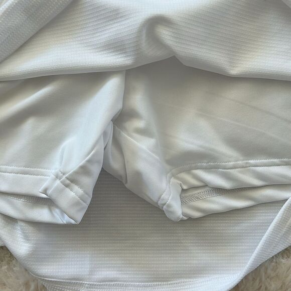 adidas Women's Core Club Skirt White, built in shorts, White, Large, NWT - Picture 5 of 8